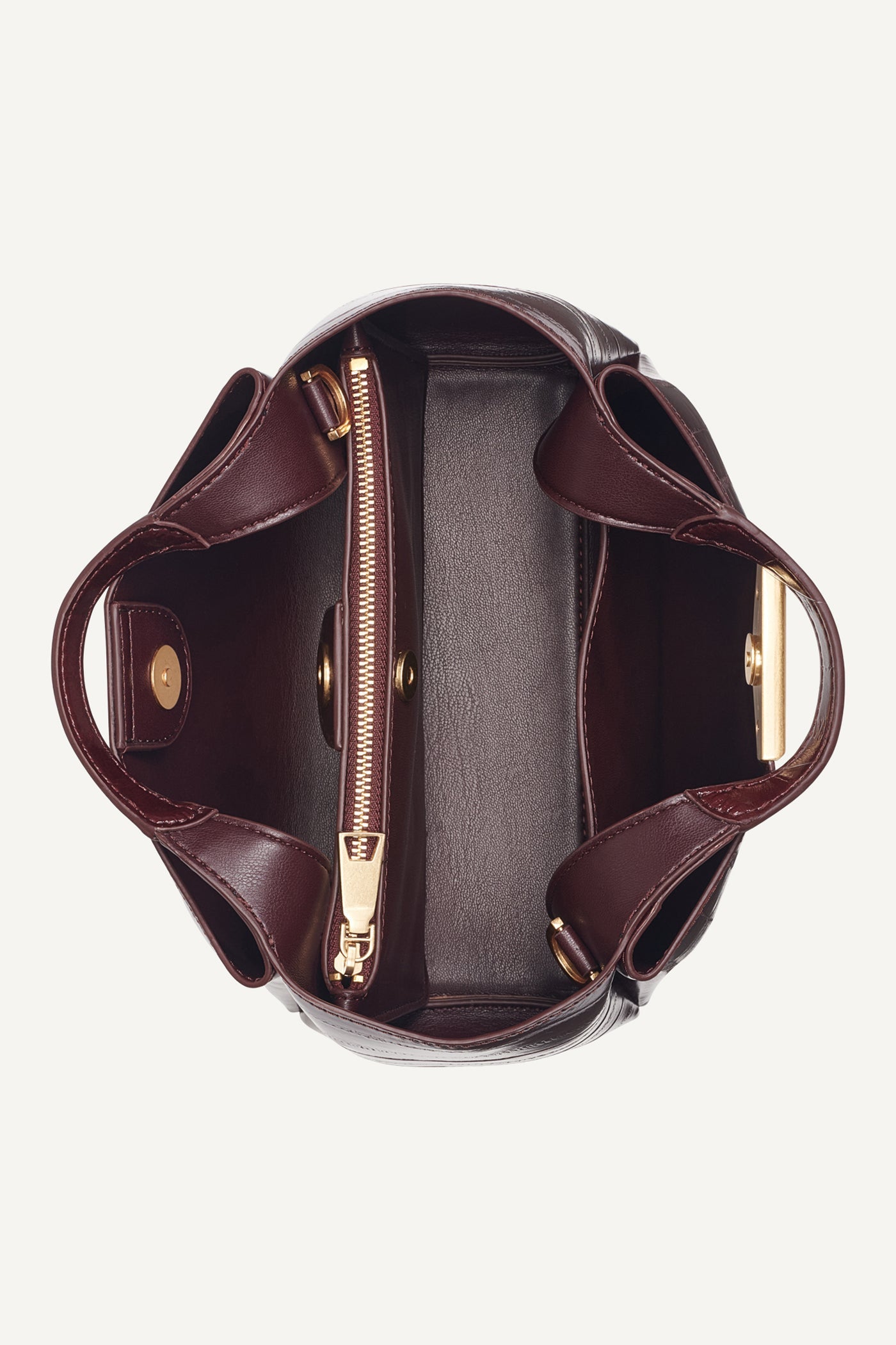 WILLA MINI RIBBED SATCHEL - Sangria - 3