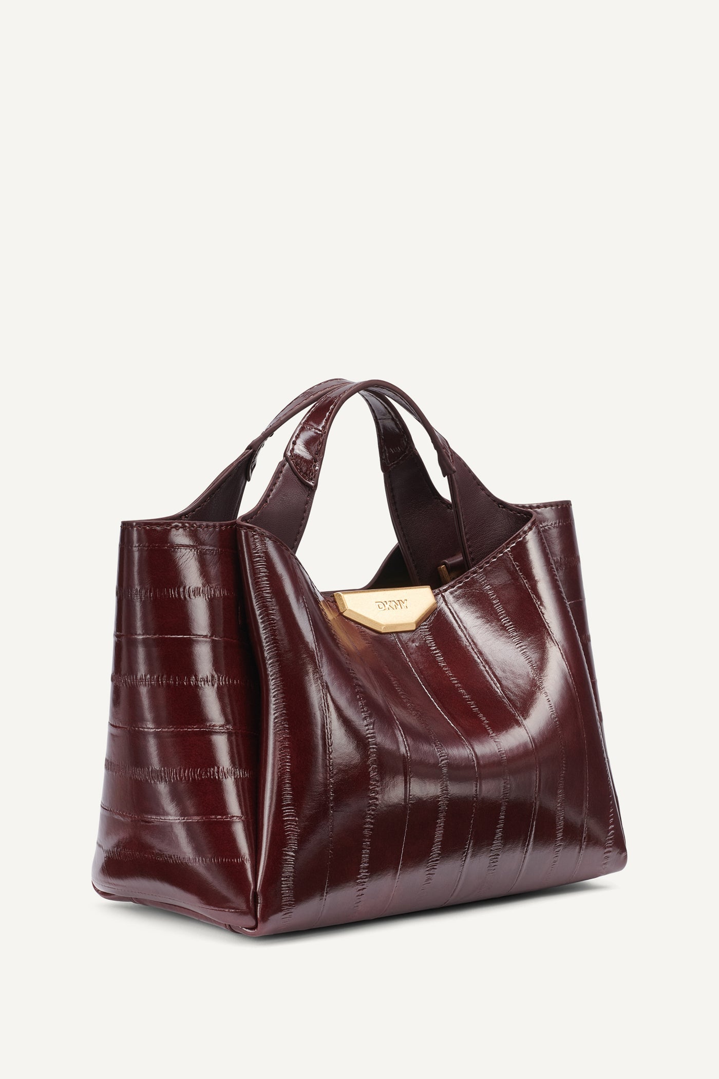 WILLA MINI RIBBED SATCHEL - Sangria - 2
