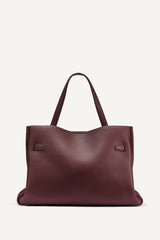 BRYAR LARGE SATCHEL - Sangria - 4