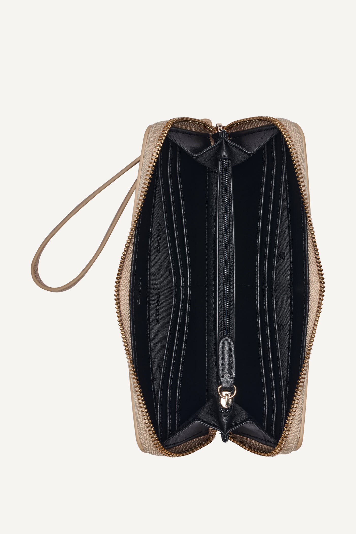 HADLEE LARGE ZIP AROUND WALLET - GOLD - 4