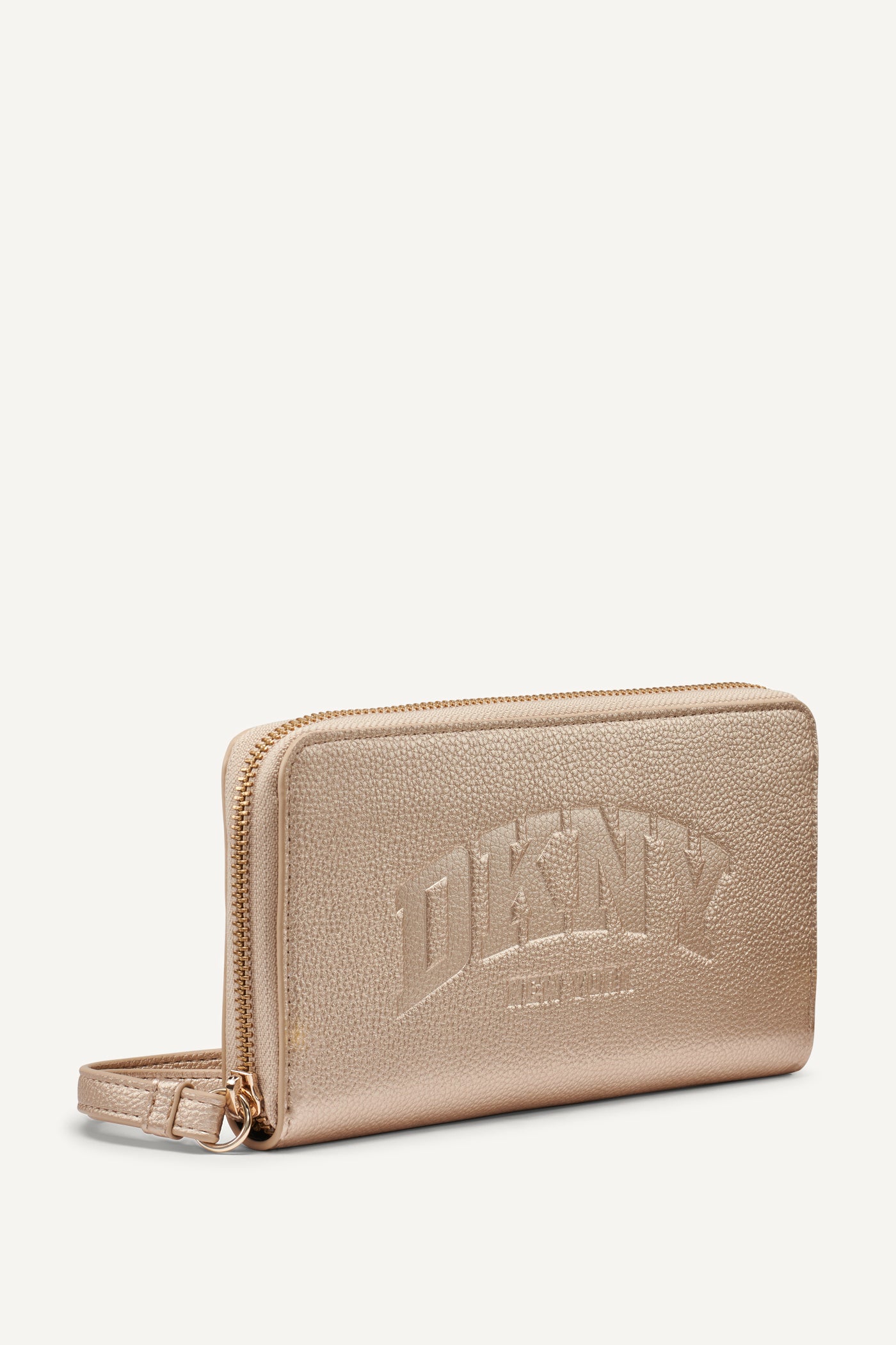 HADLEE LARGE ZIP AROUND WALLET - GOLD - 5