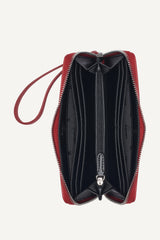 HADLEE LARGE ZIP AROUND WALLET - BRIGHT RED - 4