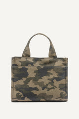 HADLEE SMALL LOGO EMBROIDERED CAMO TOTE - Camouflage - 3