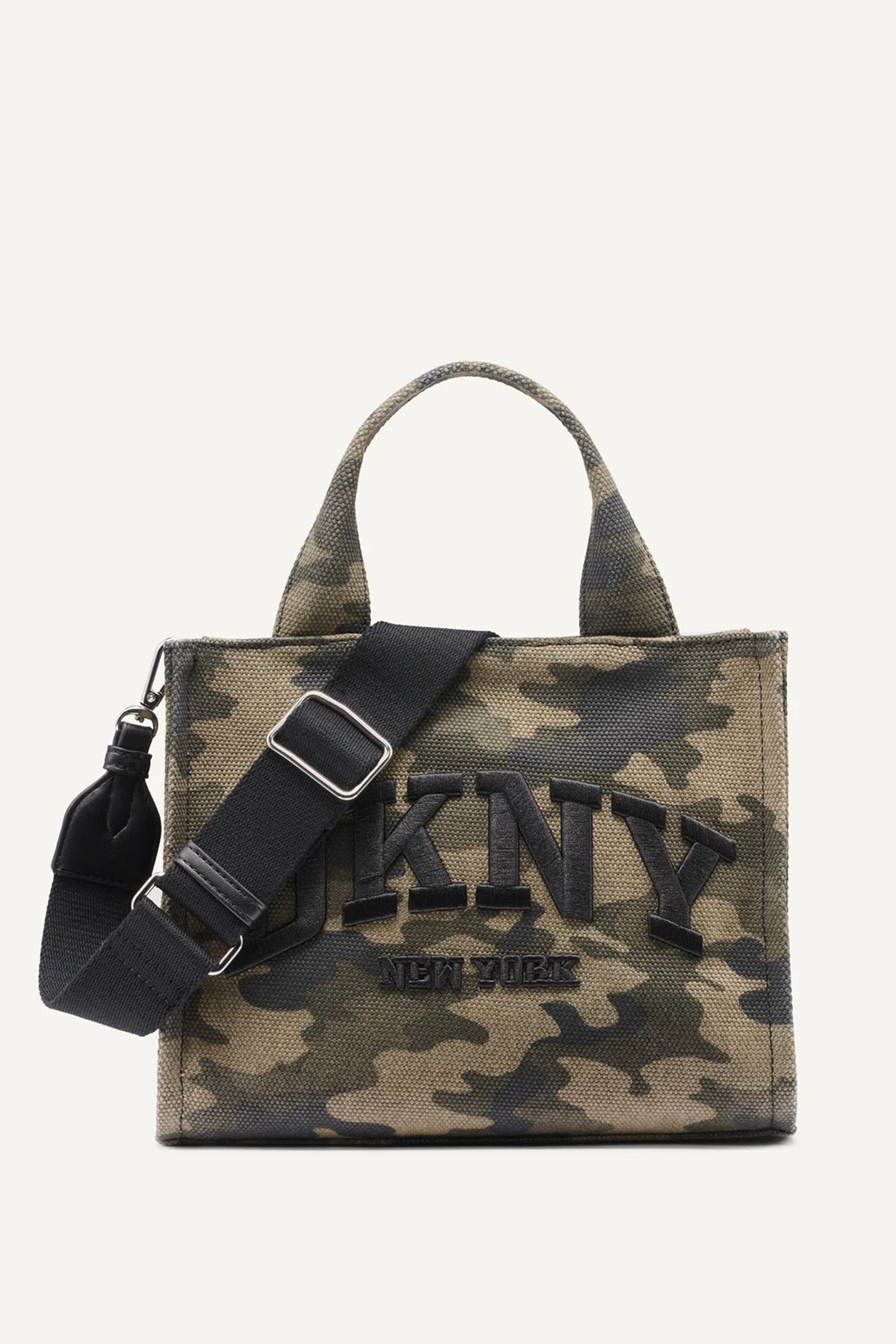 HADLEE SMALL LOGO EMBROIDERED CAMO TOTE - Camouflage - 1