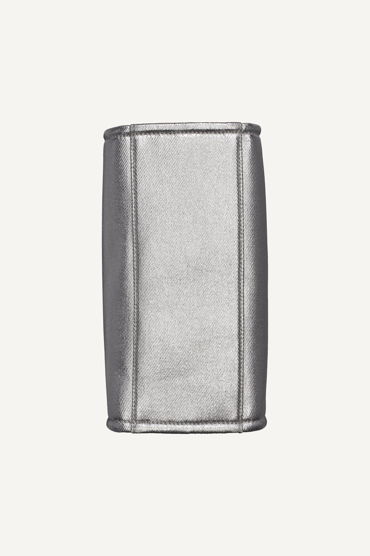 HADLEE SMALL METALLIC LOGO TOTE - SILVER - 6