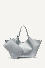 PAULA MEDIUM COMMUTER TOTE - SILVER - 2