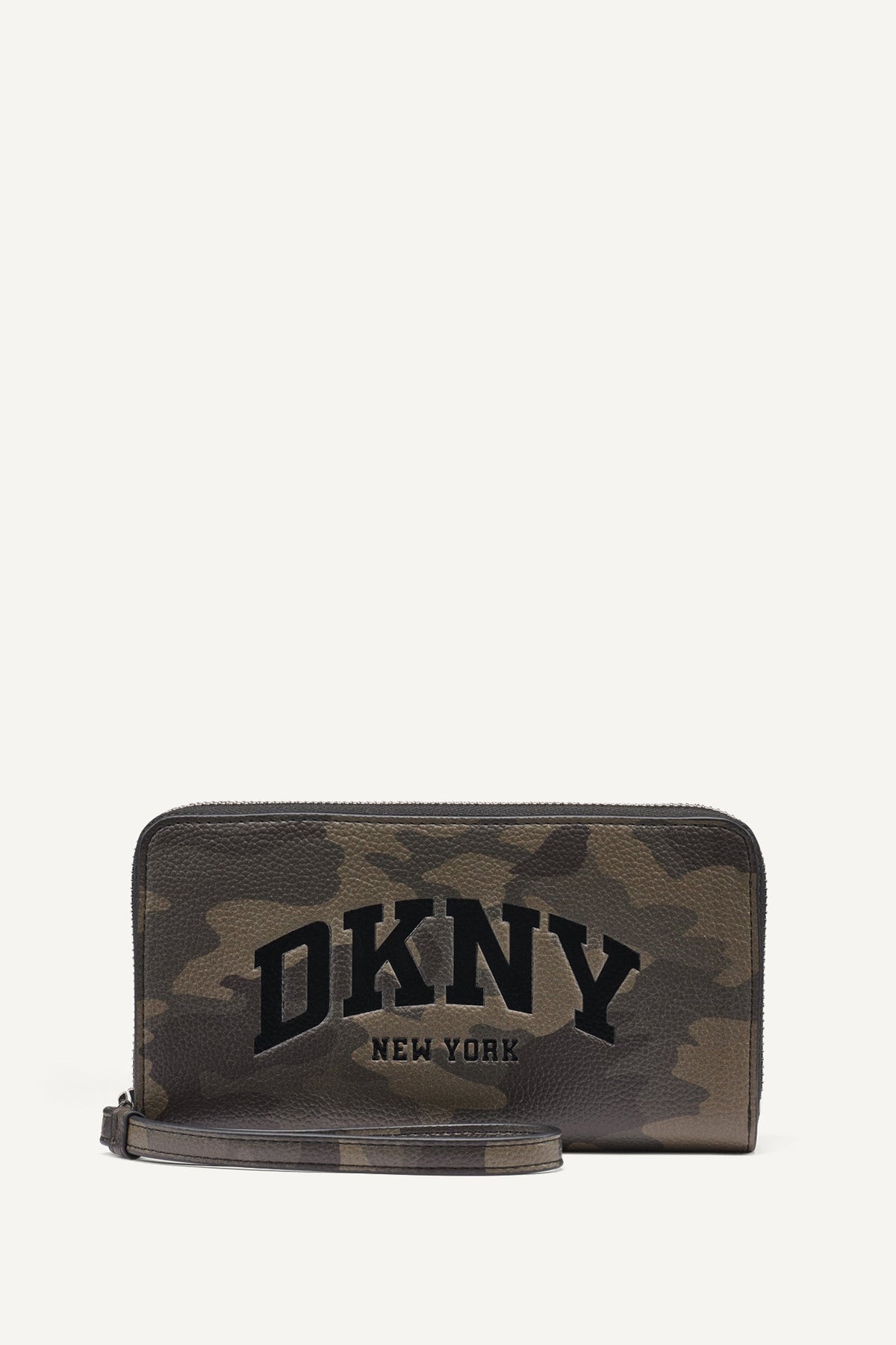 HADLEE LARGE ZIP AROUND WALLET WITH WRISTLET - Camouflage - 1