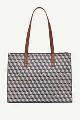 ARIA TOTE - Light Taupe Multi - 4