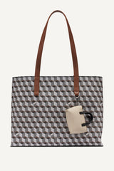 ARIA TOTE - Light Taupe Multi - 1