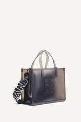 HADLEE SMALL JELLY LOGO TOTE - Black/Black - 2