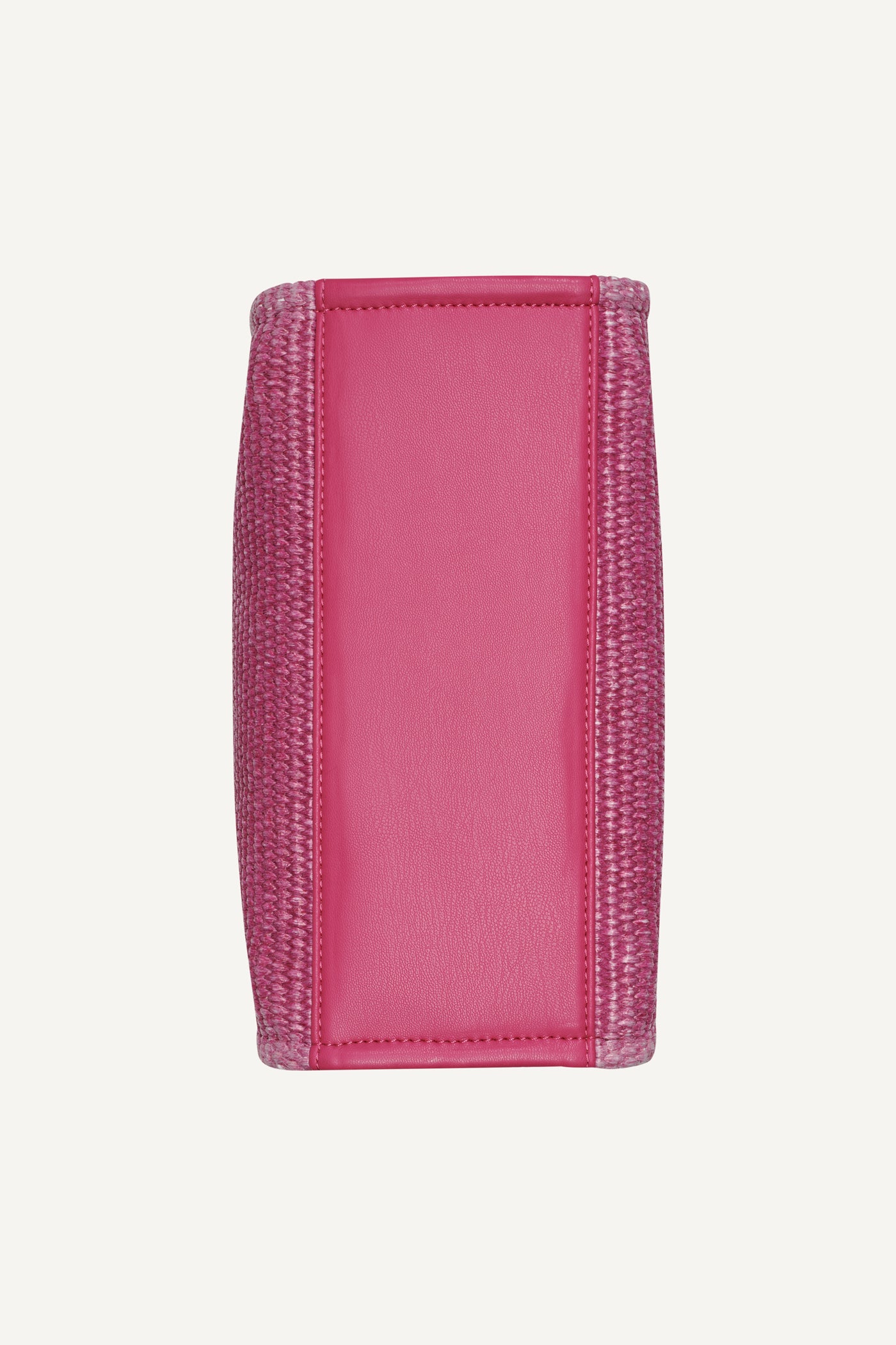 HADLEE SMALL STRAW LOGO TOTE - Hot Pink - 5