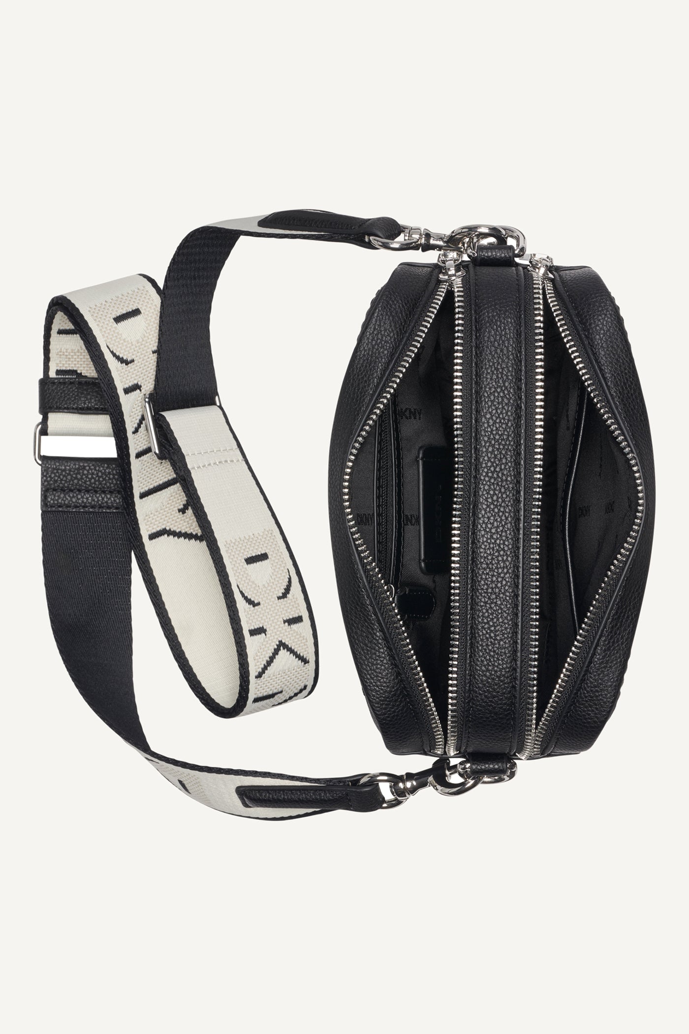 NESSA CAMERA BAG - Black/Silver - 4