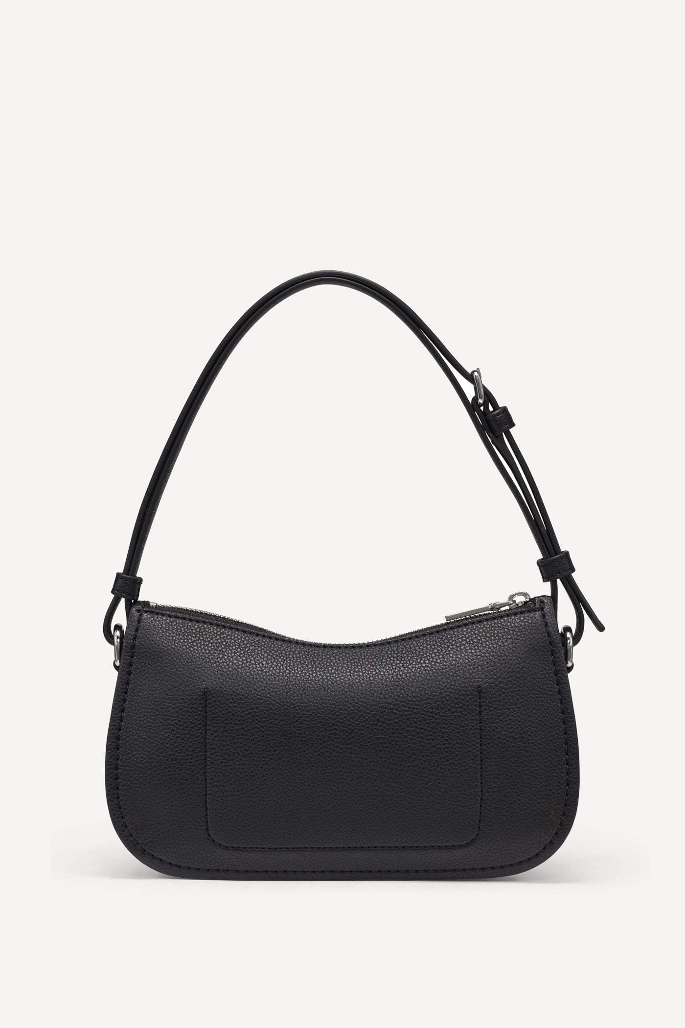 NESSA SHOULDER BAG - Black/Silver - 4