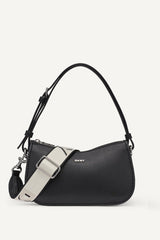 NESSA SHOULDER BAG - Black/Silver - 2