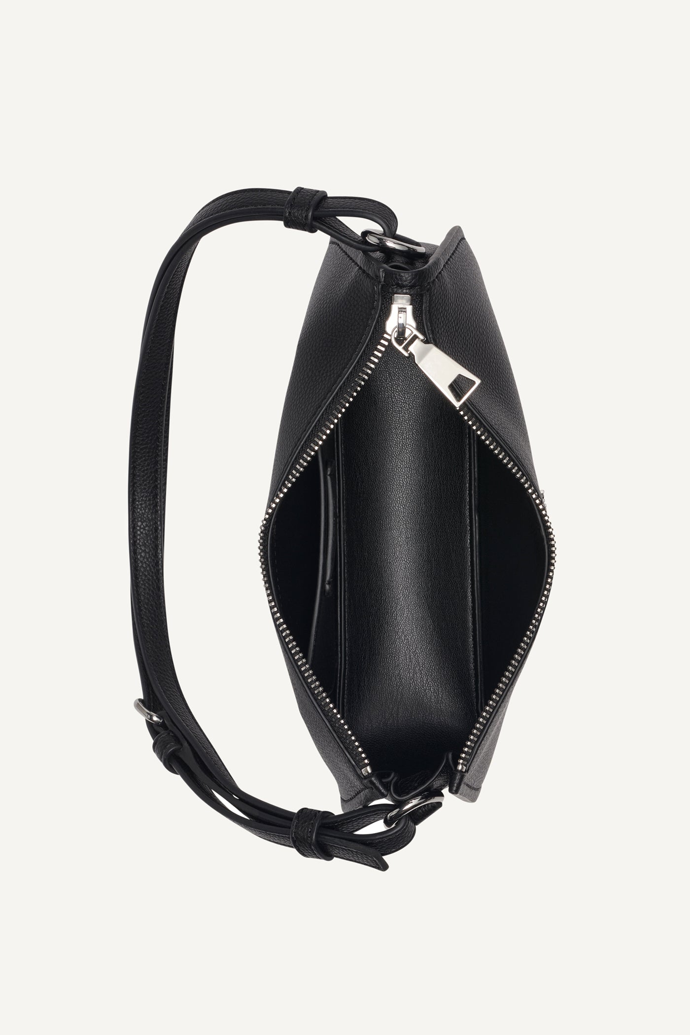NESSA SHOULDER BAG - Black/Silver - 5