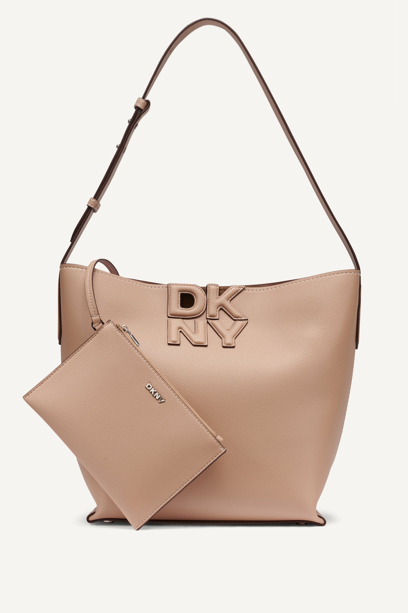 NICOLE LOGO BUCKET BAG - Cappuccino - 1