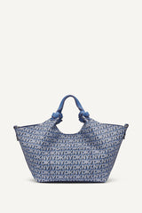 PAULA NEW YORK LOGO SMALL TOTE - Liberty Sky - 4