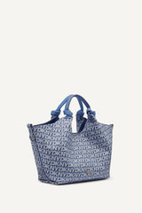 PAULA NEW YORK LOGO SMALL TOTE - Liberty Sky - 3