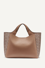 WILLA NEW YORK LOGO SATCHEL - Cappuccino - 3