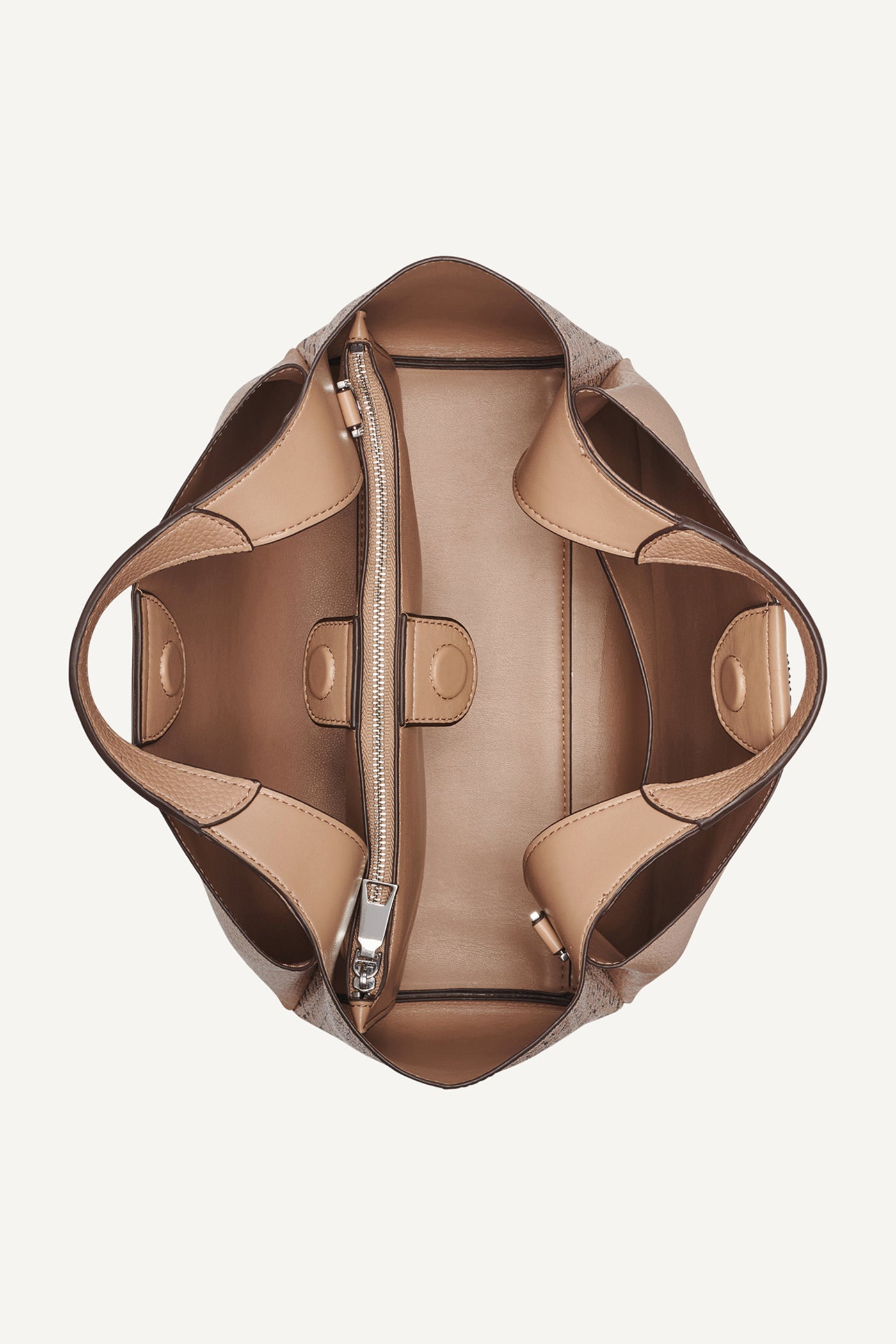 WILLA NEW YORK LOGO SATCHEL - Cappuccino - 4