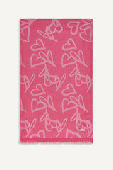 EVERYBODY LOVES DONNA METALLIC WRAP - Hot Pink - 1