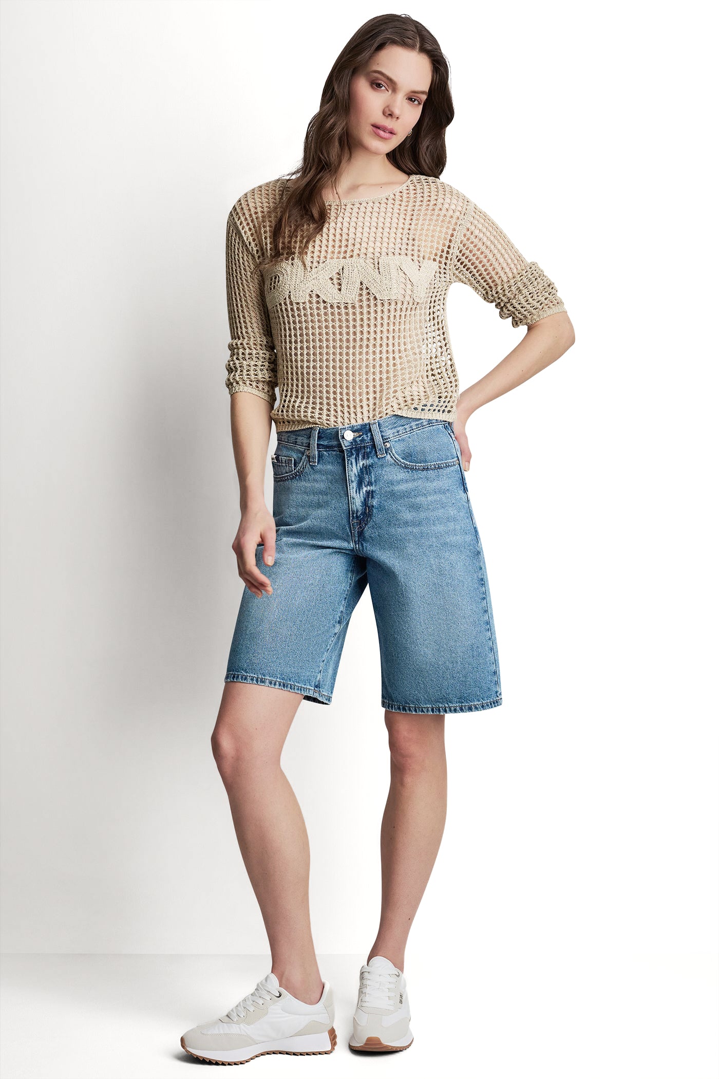 MID-RISE RELAXED DENIM SHORT - CROWN STREET - 6