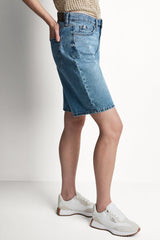MID-RISE RELAXED DENIM SHORT - CROWN STREET - 4
