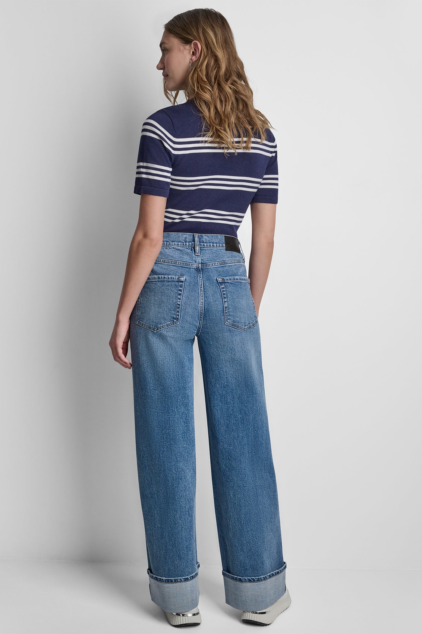 HIGH-RISE CUFFED WIDE LEG - Westside - 3