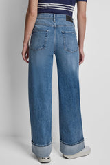 HIGH-RISE CUFFED WIDE LEG - Westside - 4