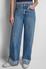 HIGH-RISE CUFFED WIDE LEG - Westside - 1