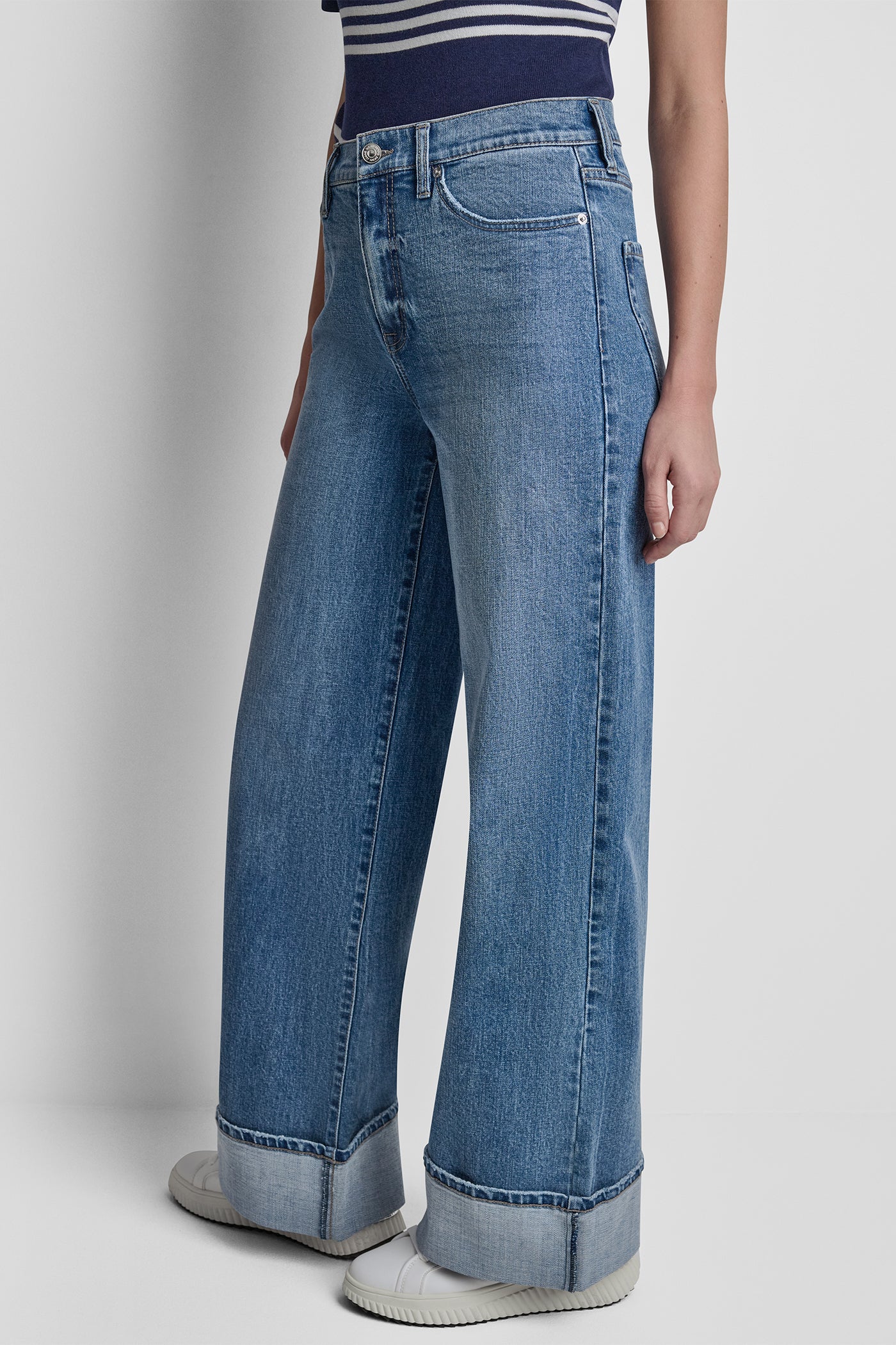 HIGH-RISE CUFFED WIDE LEG - Westside - 5