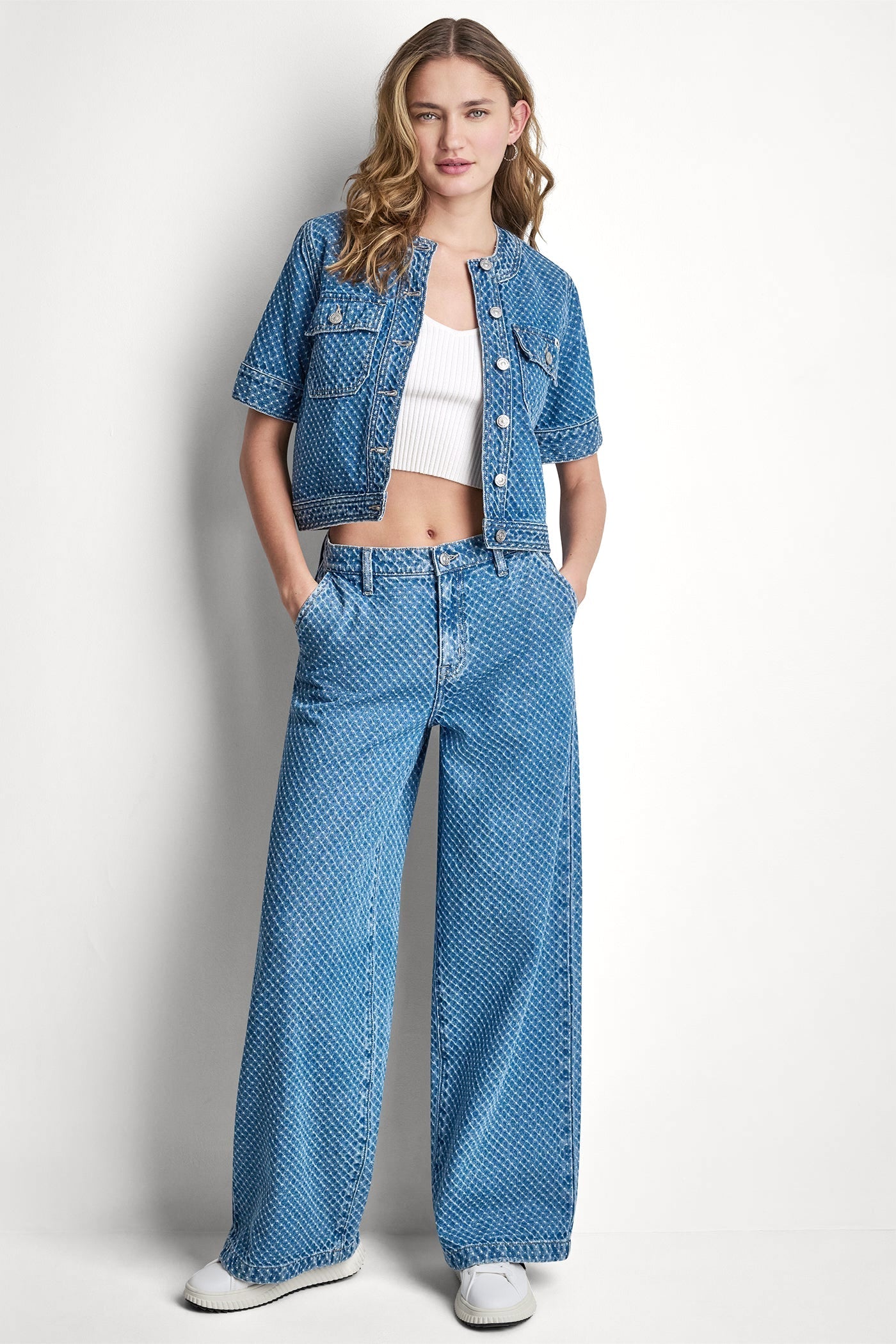 PATCH POCKET DENIM SHIRT JACKET - Midwood - 5