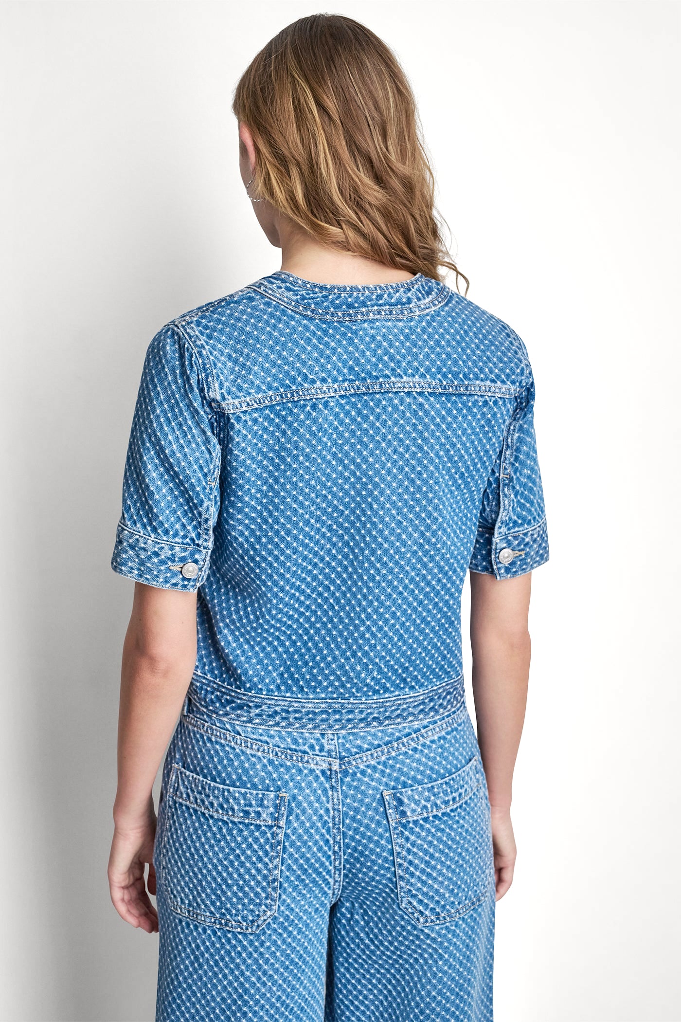 PATCH POCKET DENIM SHIRT JACKET - Midwood - 3