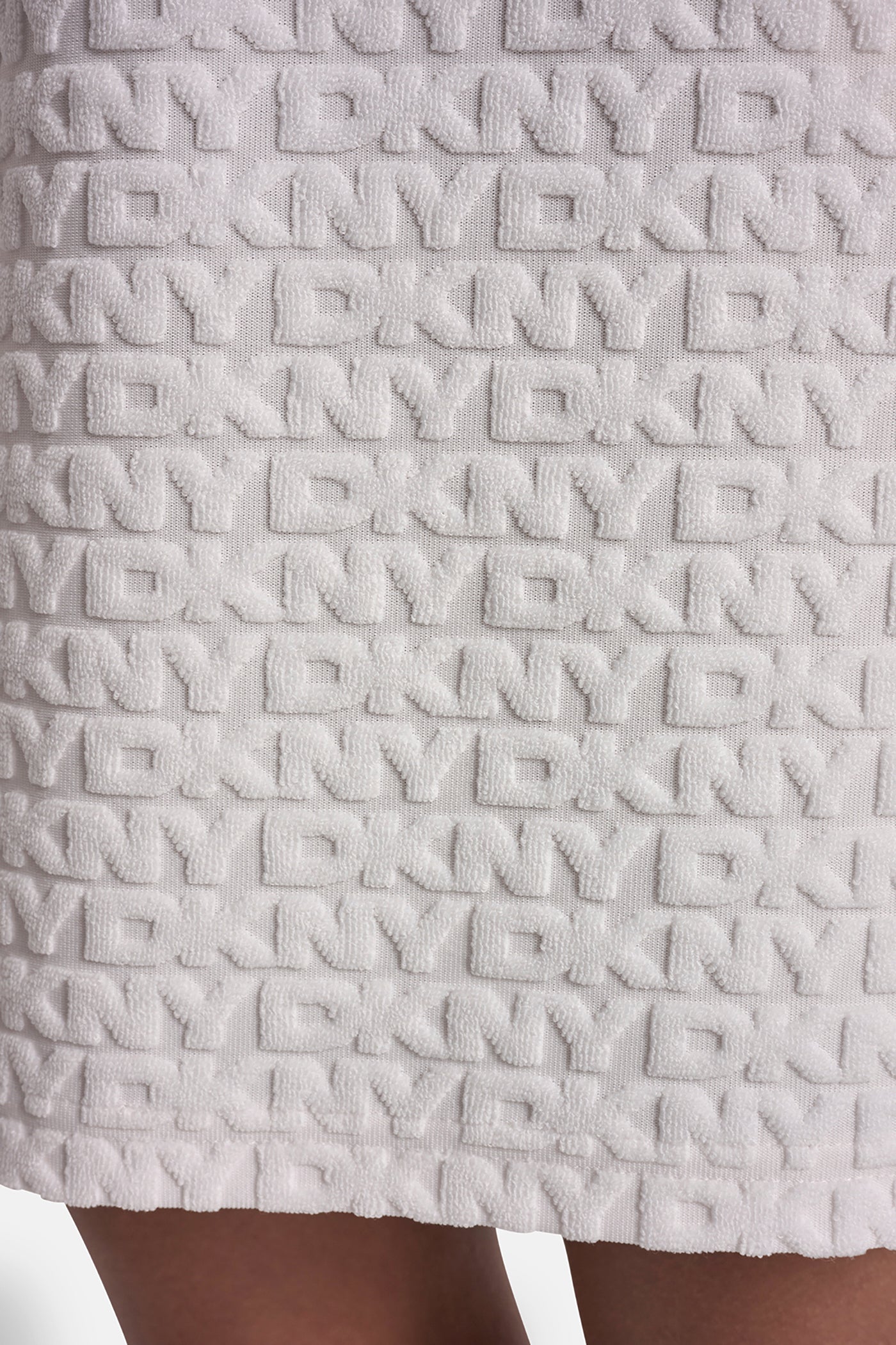 LOGO JACQUARD PULL-ON SKIRT - Ivory - 6