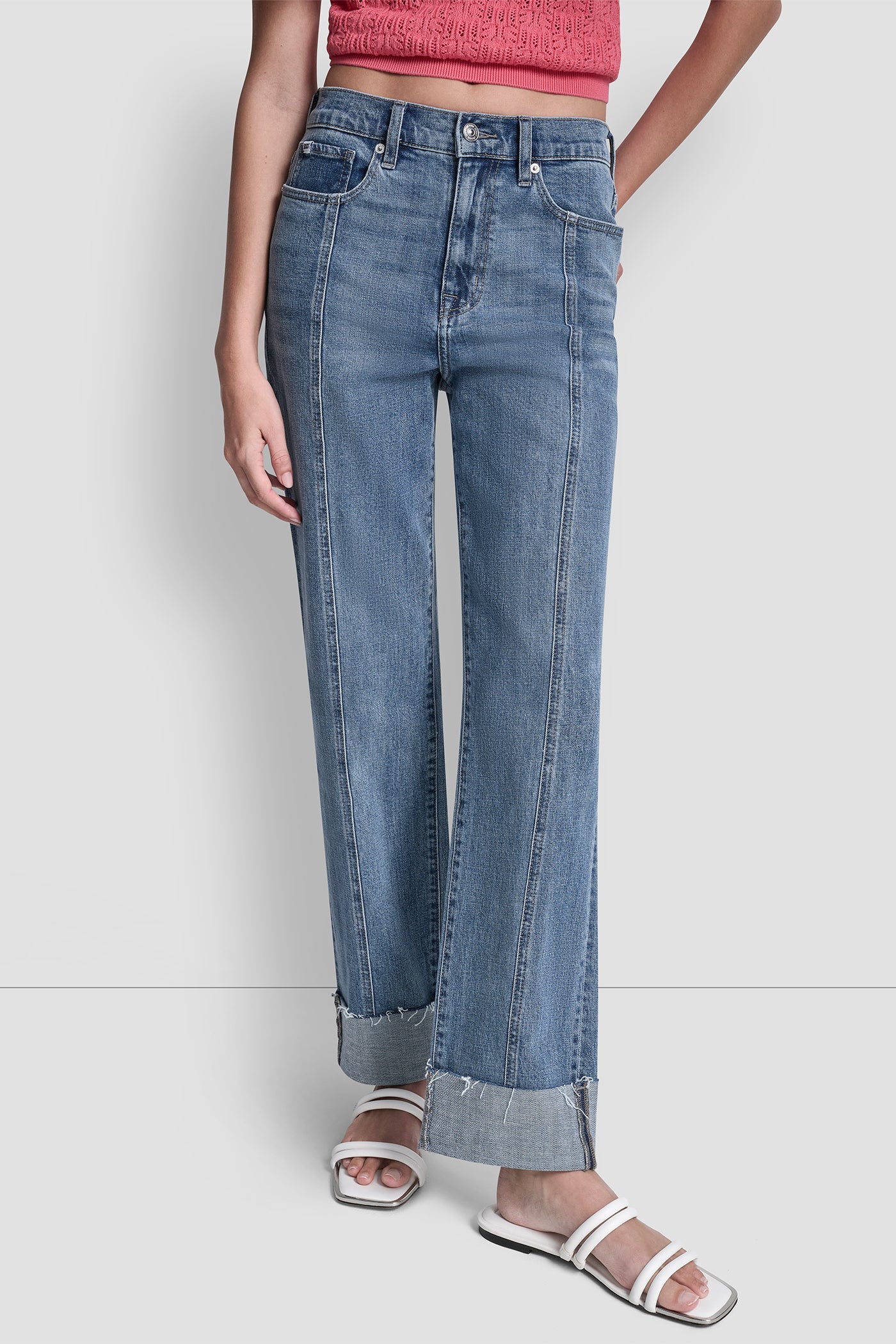 HIGH-RISE CLASSIC STRAIGHT LEG WITH CUFF - Westside - 2