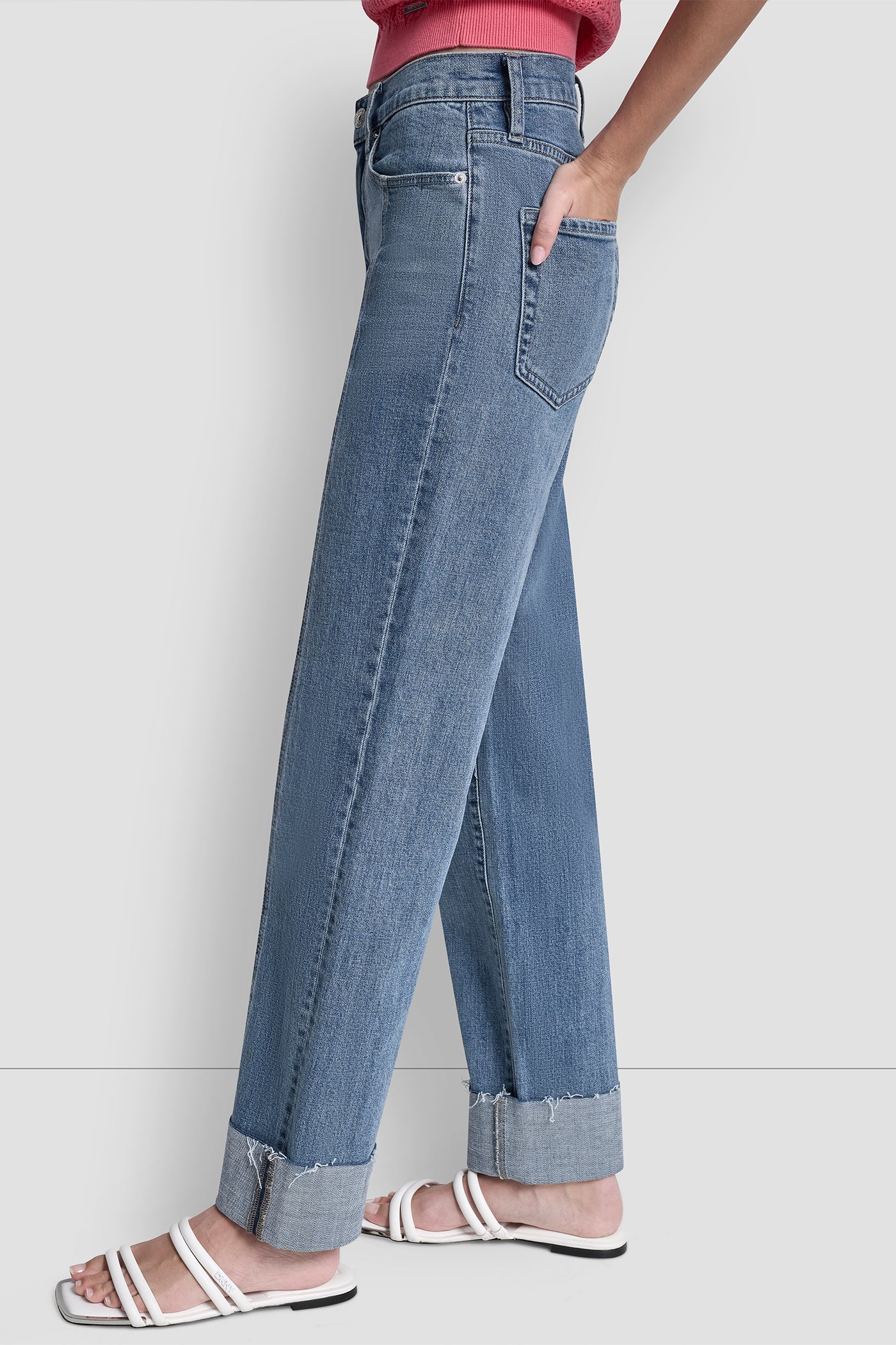 HIGH-RISE CLASSIC STRAIGHT LEG WITH CUFF - Westside - 4