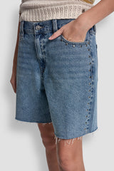 MID-RISE DENIM SHORT - Cedar Street - 2