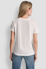 DKNY JEANS 1989 LOGO TEE - White/Black - 3