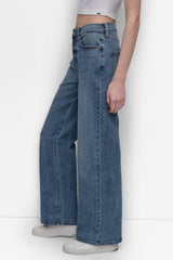 HIGH-RISE TAILORED WIDE LEG JEAN - Westside - 3