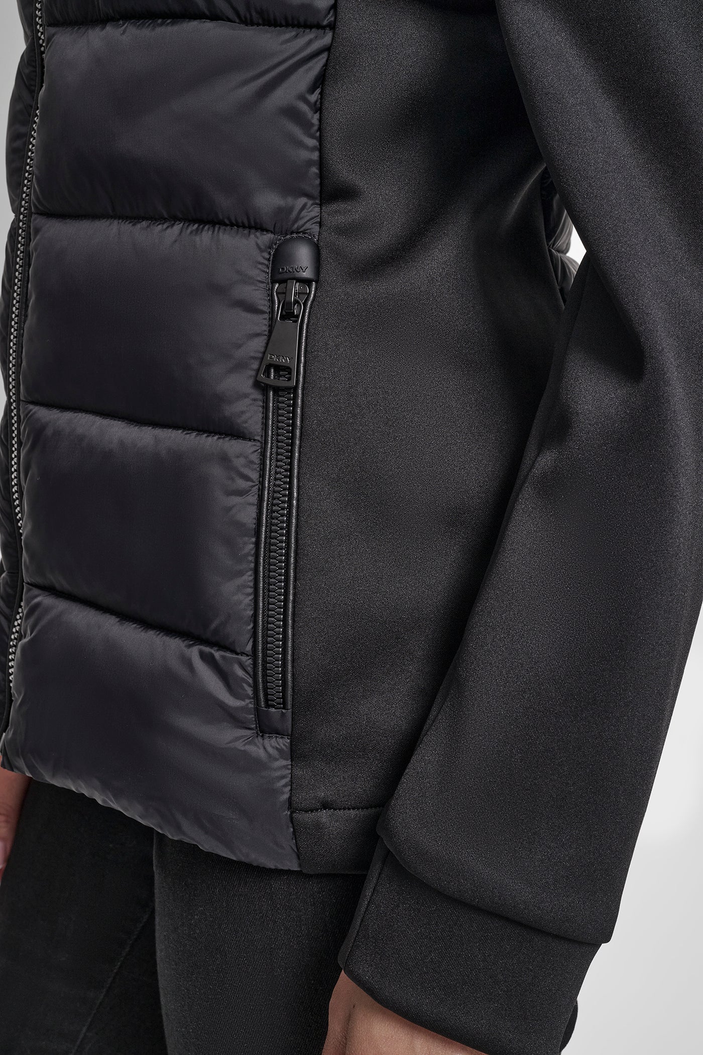 MIX MEDIA JACKET - Black - 6