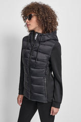 MIX MEDIA JACKET - Black - 4