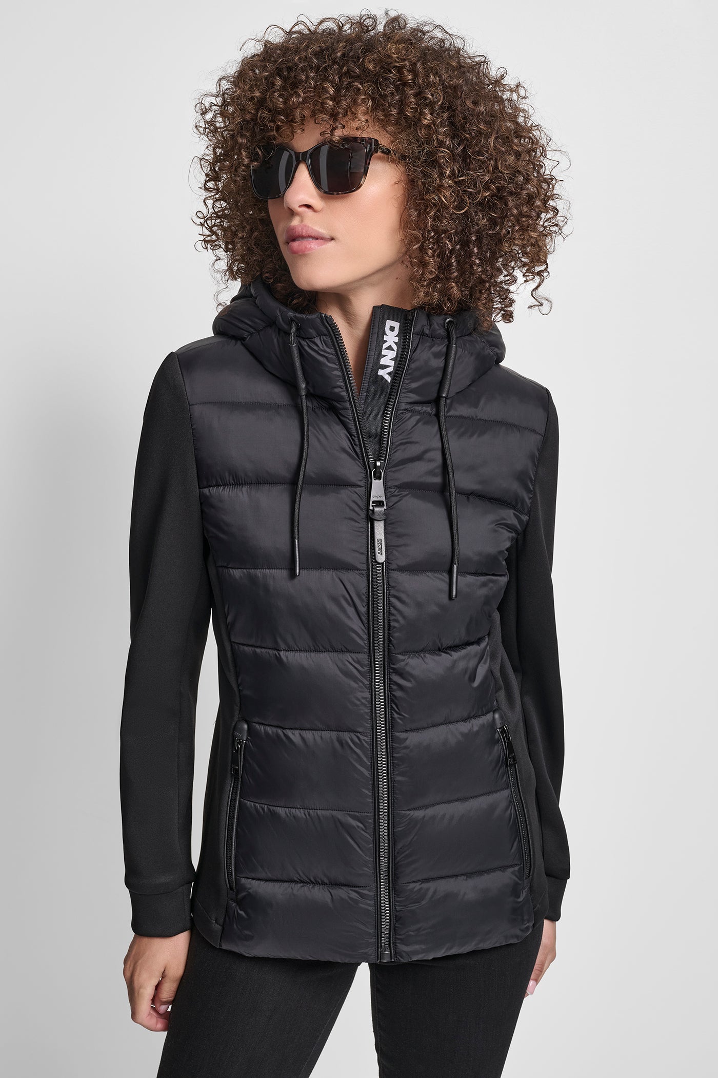 MIX MEDIA JACKET - Black - 1