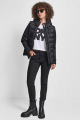 MIX MEDIA JACKET - Black - 2