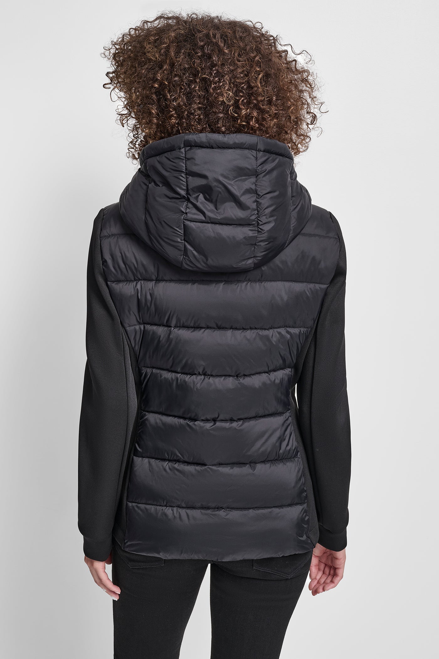 MIX MEDIA JACKET - Black - 3