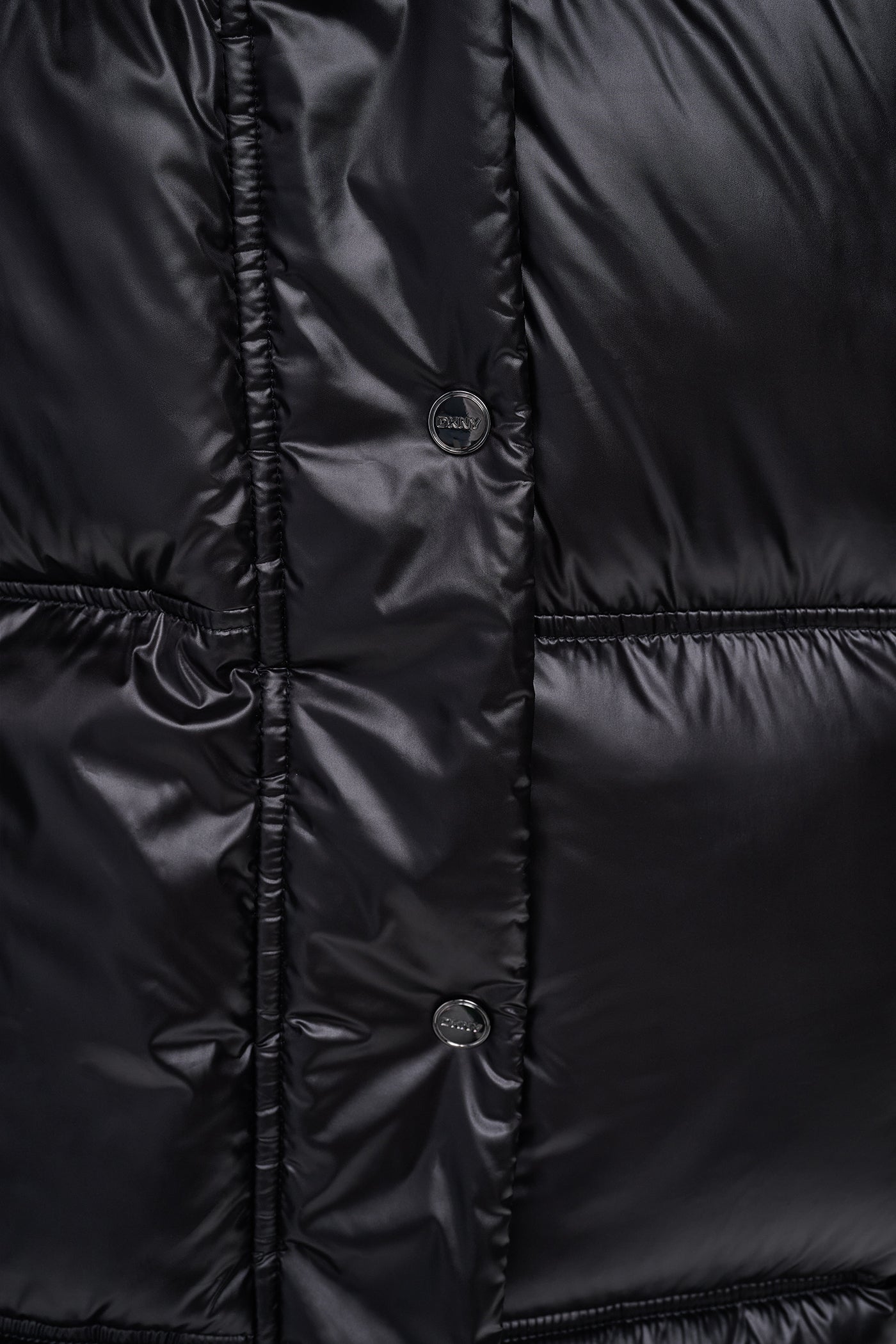 PEARALIZED MAXI PUFFER JACKET - Black - 10