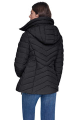 LIGHT WEIGHT PUFFER WITH BIB - Black - 2