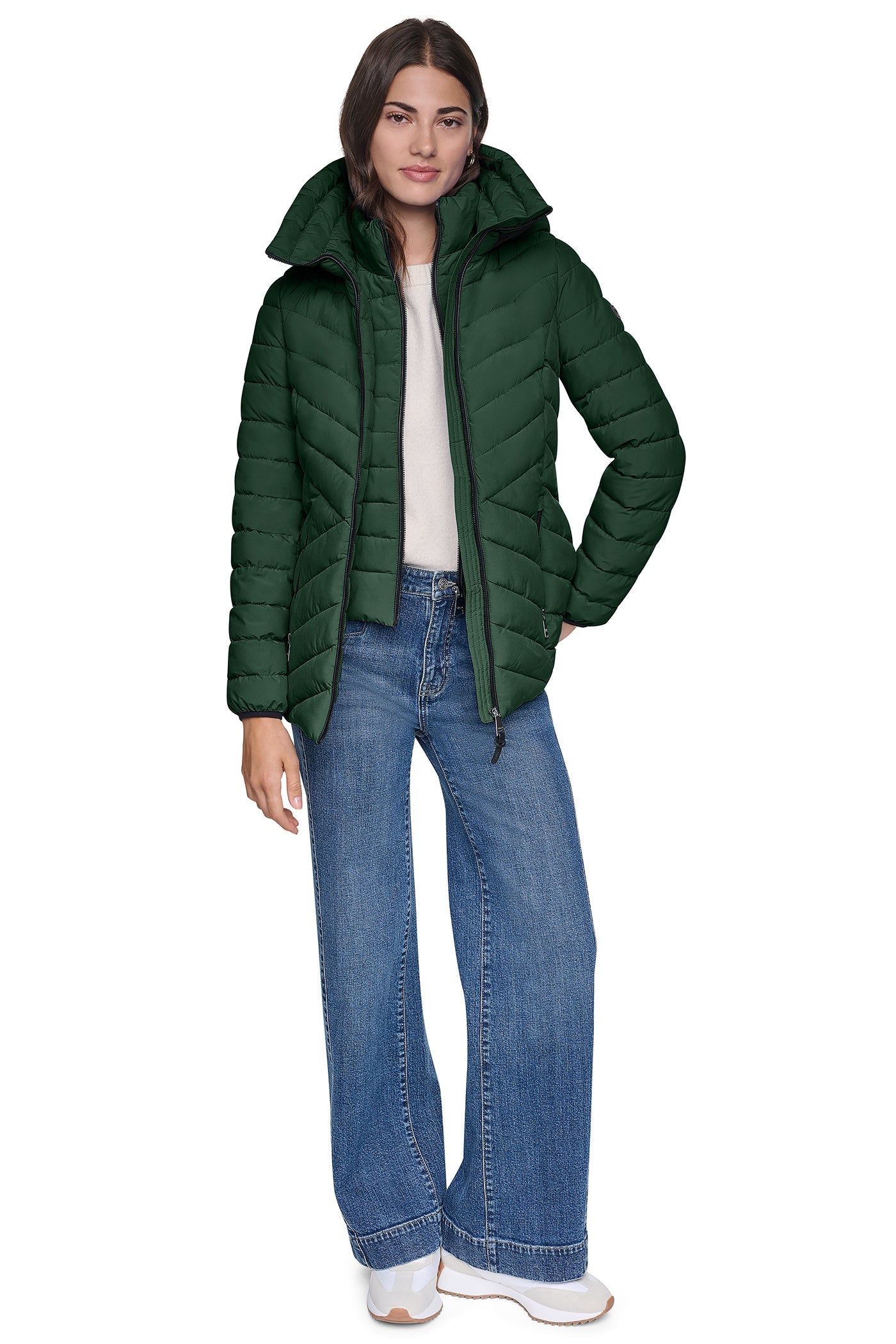 LIGHT WEIGHT PUFFER WITH BIB - Hunter - 7