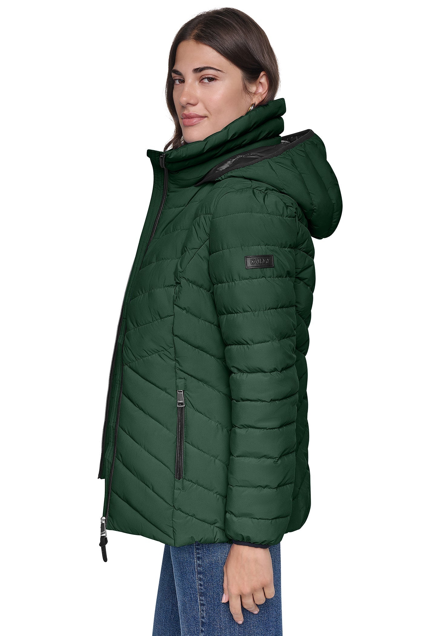 LIGHT WEIGHT PUFFER WITH BIB - Hunter - 2