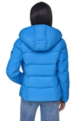 STRETCH HOODED PUFFER JACKET - Vermeer - 3