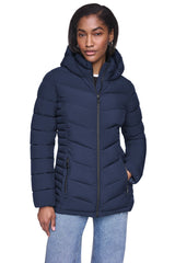 PACKABLE PUFFER JACKET - Dark Navy - 1